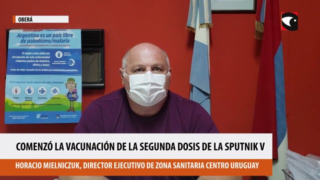 Comenzó la vacunación de la segunda dosis de la Sputnik V