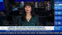 Liberal MP apologizes after appearing naked on camera in the House of Commons