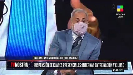 Jorge Rial, irónico con Pampita