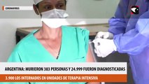 Coronavirus en Argentina: 383 personas murieron y 24.999 casos fueron reportados en las últimas 24 horas