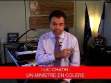 Luc Chatel, un ministre en colère.