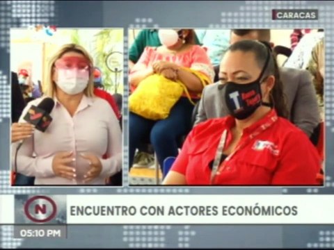 Encuentro con comerciantes del Casco Central de Caracas para facilitar la actividad comercial