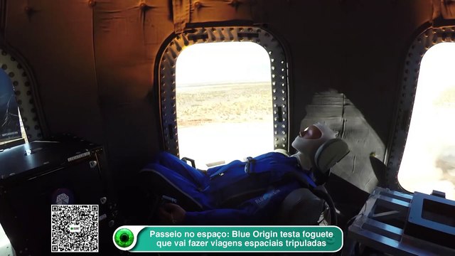 Passeio no espaço- Blue Origin testa foguete que vai fazer viagens espaciais tripuladas