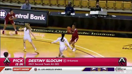 Destiny Slocum #14 Overall, Las Vegas Aces