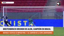 Néstor Breitenbruch, oriundo de Leandro N. Alem, se consagró campeón en Brasil con Defensa y Justicia