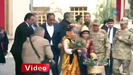 Jandarma Genel Komutanı Orgeneral Çetin, zeytin dallarıyla karşılandı