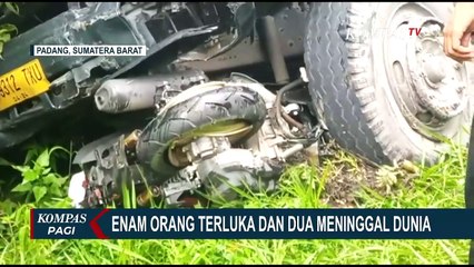 Tabrakan Beruntun di Jalur Sitinjau Lauik, 6 Orang Luka-luka, 2 Lainnya Meninggal