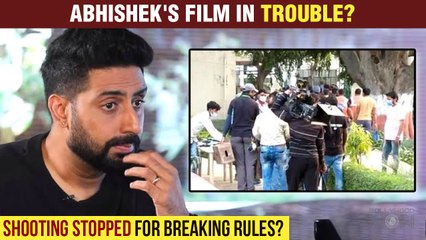 Abhishek Bachchan's Team BREAKS Covid Protocols? Police STOPS The Film Shoot