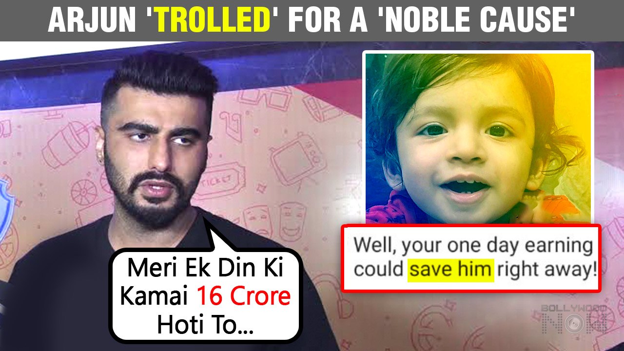 Arjun Kapoor Trolled As He Urges Fans To Donate For A Kid’s Treatment | Gives Epic Reply