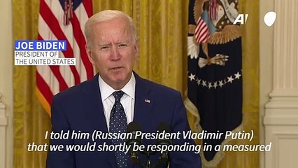 Biden announces sanctions on Russia, expulsion of diplomats