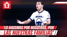 Erik Lira sobre repunte de Pumas: 'Lo hacemos por nosotros, por las familias que están afuera'