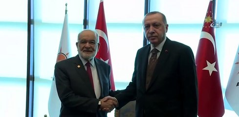 Cumhurbaşkanı Erdoğan, Saadet Partisi Genel Başkanını kabul etti