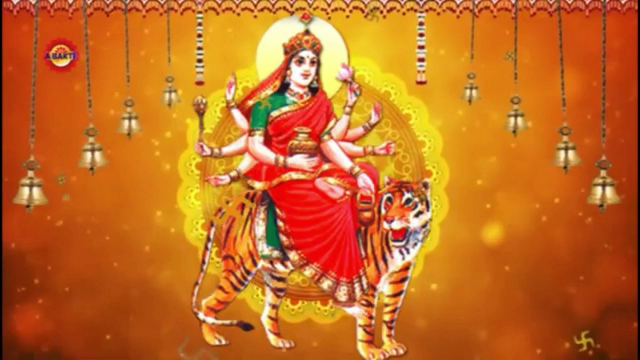 नवरात्र के चौथे दिन माँ  मंत्र  चैत्र नवरात्री Day 4 | दुर्गा मंत्र जाप | सर्व मंगल मांगल्ये शिवे सर्वार्थ साधिके Kushmanda Jaap Mantra 108 Times