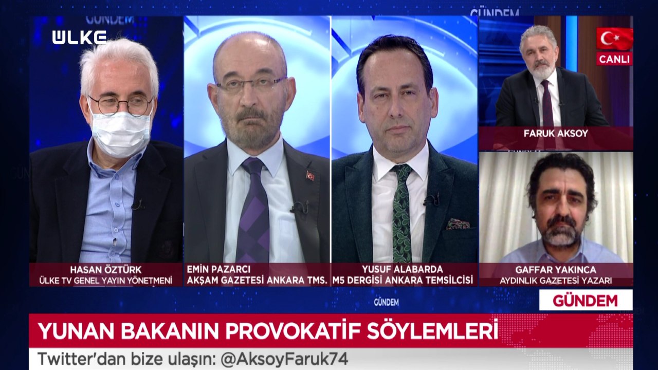 Gündem - Hasan Öztürk |  Emin Pazarcı | Yusuf Alabarda | Gaffar Yakınca | 15 Nisan 2021