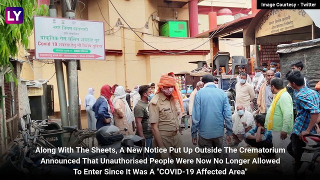Coronavirus Pandemic In UP: Lucknow Crematorium Covered With Tin Walls As Video Of Rows Of Pyres Goes Viral