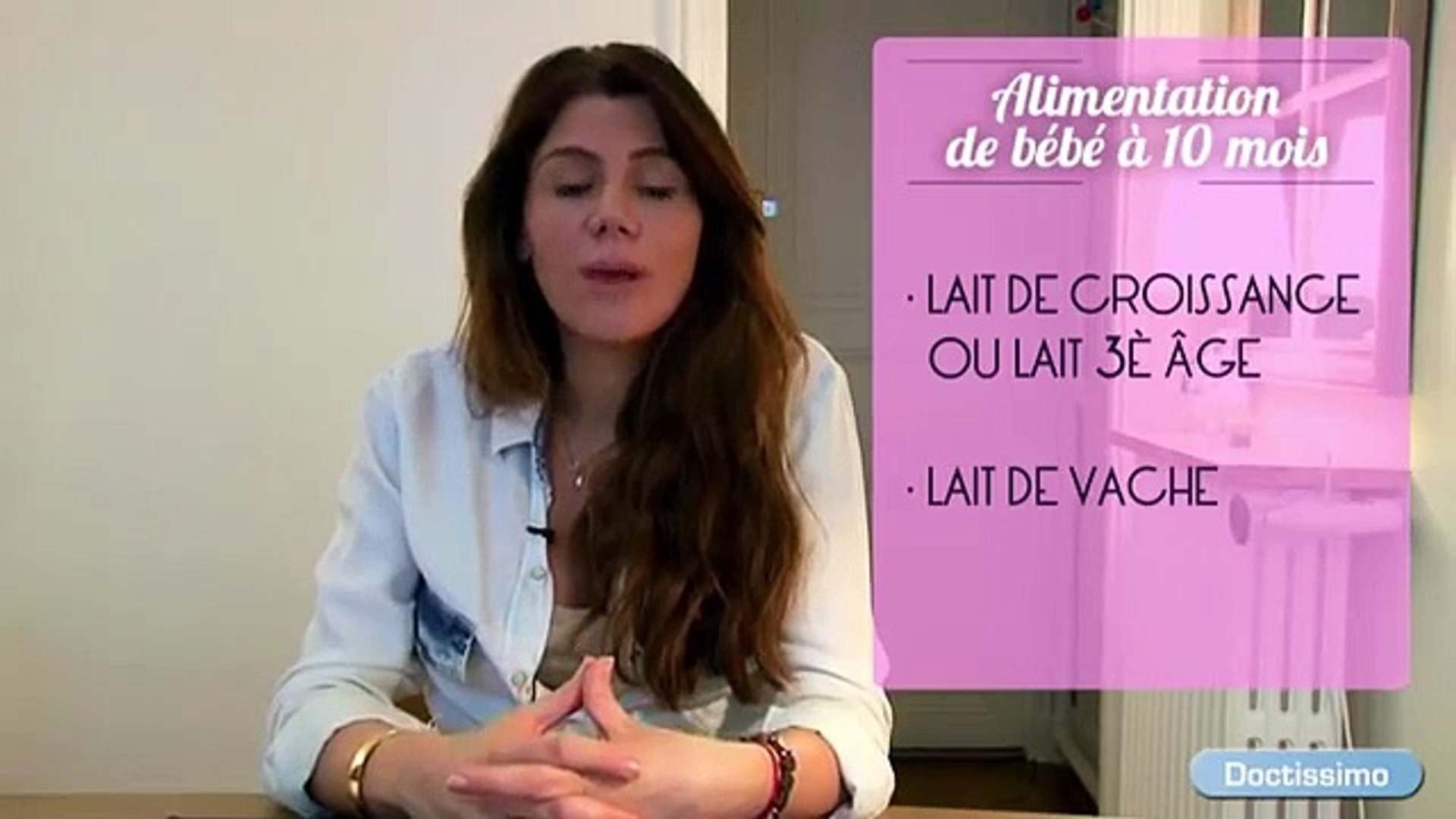 Que Mange Bebe A 10 Mois Video Dailymotion