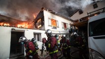 Aubervilliers : un spectaculaire incendie dans un entrepôt perturbe le RER B