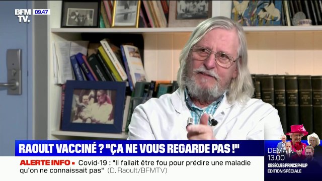 Ça ne vous regarde pas : le Pr Raoult refuse de dire s'il s'est fait vacciner contre le Covid-19
