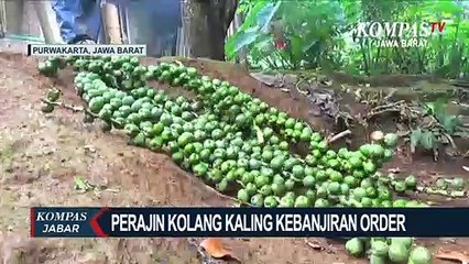 Perajin Kolang Kaling Purwakarta Kebanjiran Order