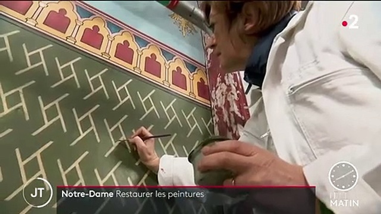 Notre-Dame de Paris : les restaurateurs s’affairent pour redonner des couleurs à la cathédrale