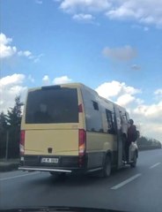 Minibüs şoförü korona virüs kurallarını hiçe saydı