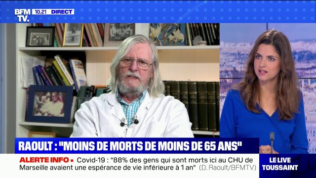 Moins de morts de moins de 65 ans en 2020 : les propos du Pr Raoult sont-ils justes ?