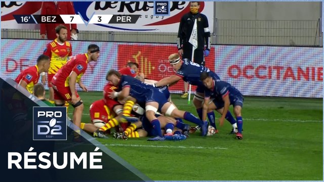 PRO D2 - Résumé AS Béziers Hérault-USA Perpignan: 14-19 - J27 - Saison 2020/2021