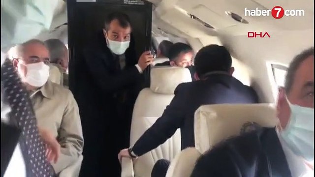 Bakan'ın uçağı arızalandı! Korku dolu anların görüntüleri ortaya çıktı