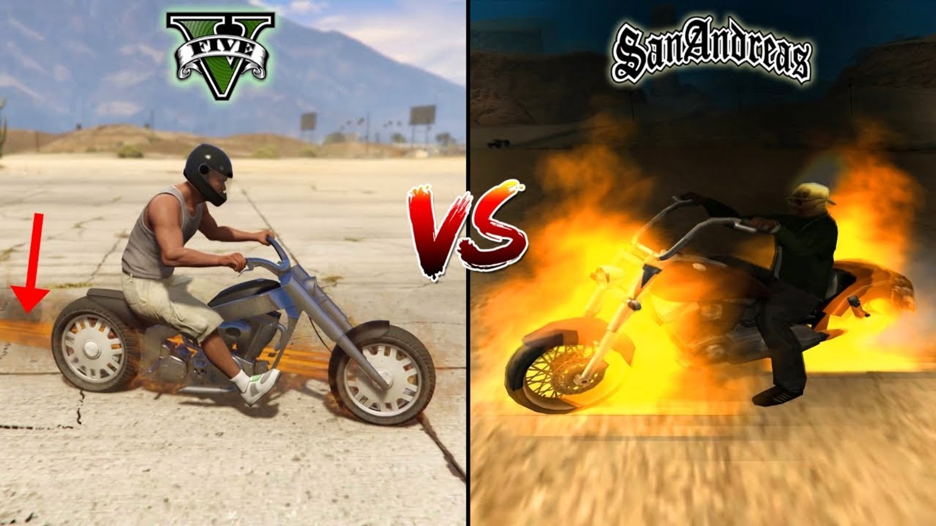 GTA 5 GHOST RIDER BIKE VS GTA SAN ANDREAS GHOST RIDER BIKE - WHICH IS BEST_  - video Dailymotion