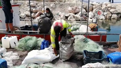 Av sezonu bitti, ağlar bakıma alındı