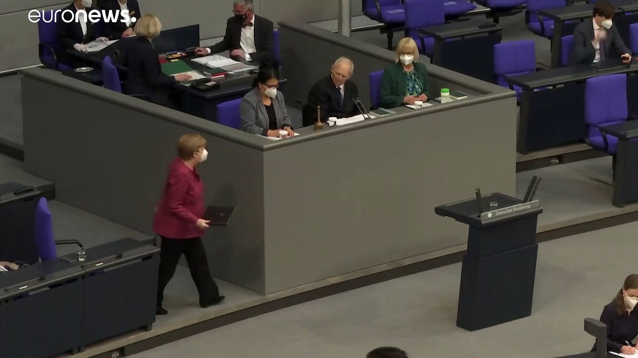 LIVE: Merkel wirbt im Bundestag für umstrittene Bundesnotbremse
