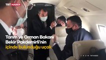 Bakan Pakdemirli'nin uçağı arızalanınca Malatya'ya acil iniş yaptı