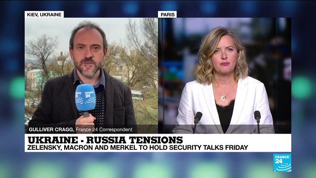 Ukraine-Russia tensions: Zelensky, Macron and Merkel hold security talks