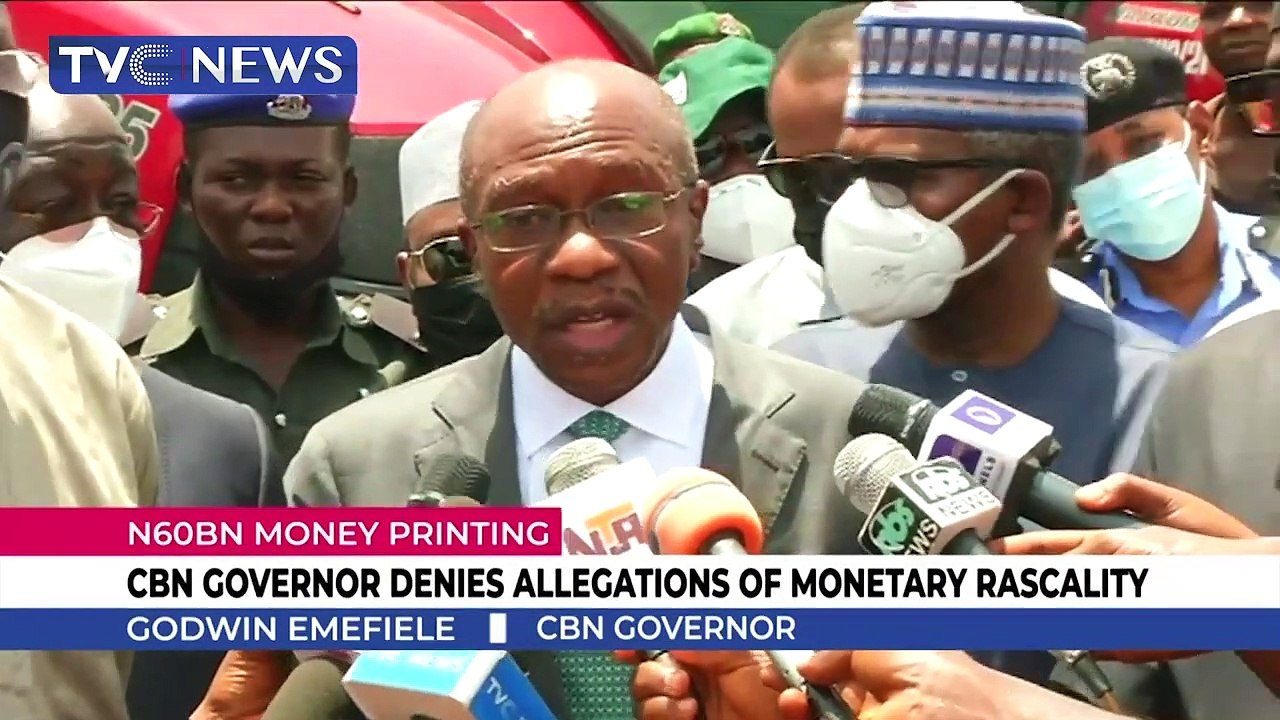 CBN governor denies allegations of monetary rascality
