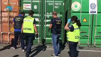 La Spezia - Sequestrate al porto parti imbalsamate del Coccodrillo del Nilo (16.04.21)