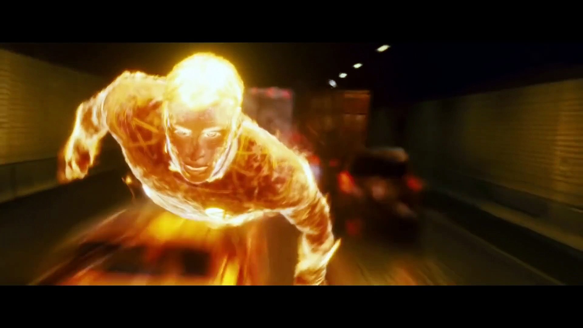 FANTASTIC 4 RISE OF THE SILVER SURFER Clip Human Torch vs. The Silver Surfer 2007