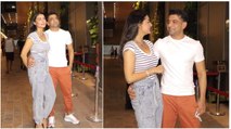 Sweethearts Pavitra Punia & Eijaz Khan Snapped In Town