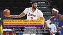 AD cleared for Lakers return - Vogel