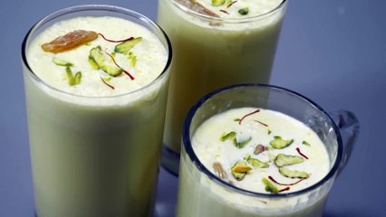 Special Shahi Shikanji  Dahi Rabdi dry fruits wali Special Shikanji - Nisha Madhulika - Rajasthani Recipe - Best Recipe House