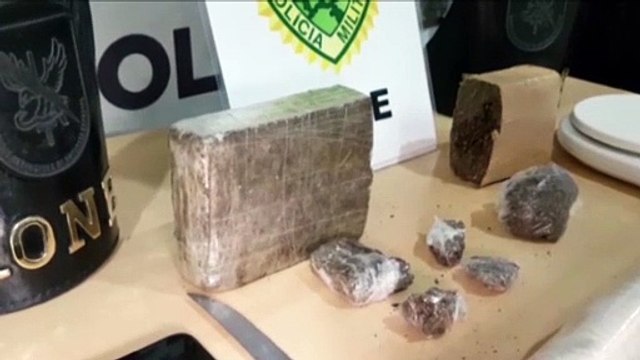 Adolescente é detido pelo BOPE com 600g de maconha no Bairro Pioneiros Catarinense
