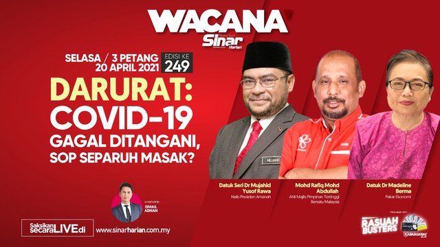 [LIVE] Darurat: Covid-19 gagal ditangani, SOP separuh masak?