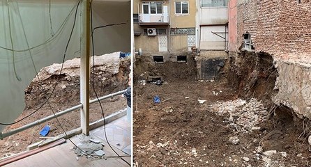 İnşaat alanındaki bina çöktü: 2 kişi gözaltına alındı
