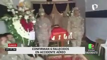 Cusco: confirman seis fallecidos tras la caída de helicóptero del Ejército
