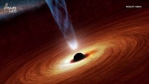 NASA Visualization Shows Pair of Black Holes in Light-Warping Dance