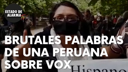 Brutales palabras de una inmigrante peruana sobre Vox que no dejan indiferente a nadie