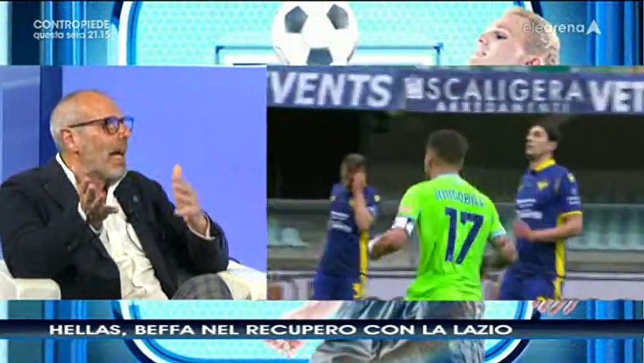 CONTROPIEDE (telearena): H.VERONA-LAZIO 0-1, HELLAS BEFFATO NEL RECUPERO