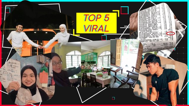 Top 5 Viral: Gadis TikTok ajar siang ikan, suami menangis selepas akad nikah... akhir dapat kahwin!