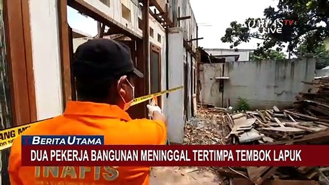 Pekerja Bangunan Ditemukan Tewas Diduga Tertimpa Tembok Bangunan yang Lapuk