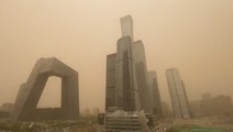 Sandstorm leads to hazardous pollution in Beijing