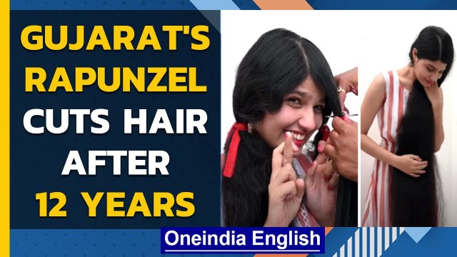 Gujarat girl with world's longest hair cuts them after 12 years | Oneindia News